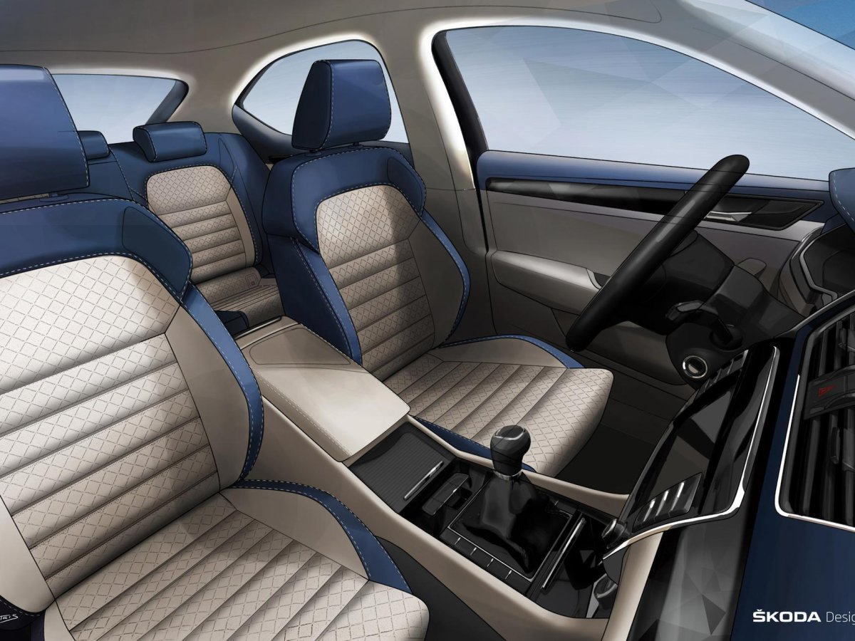 Шкода Суперб 2015 салон