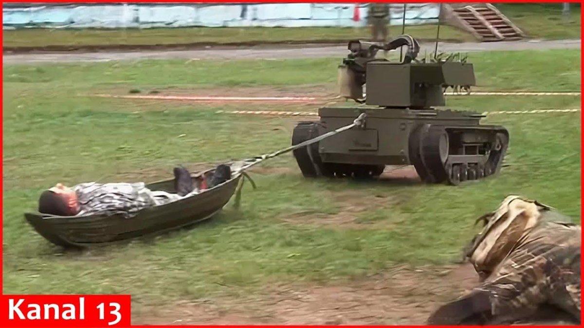 Робот для эвакуации раненых