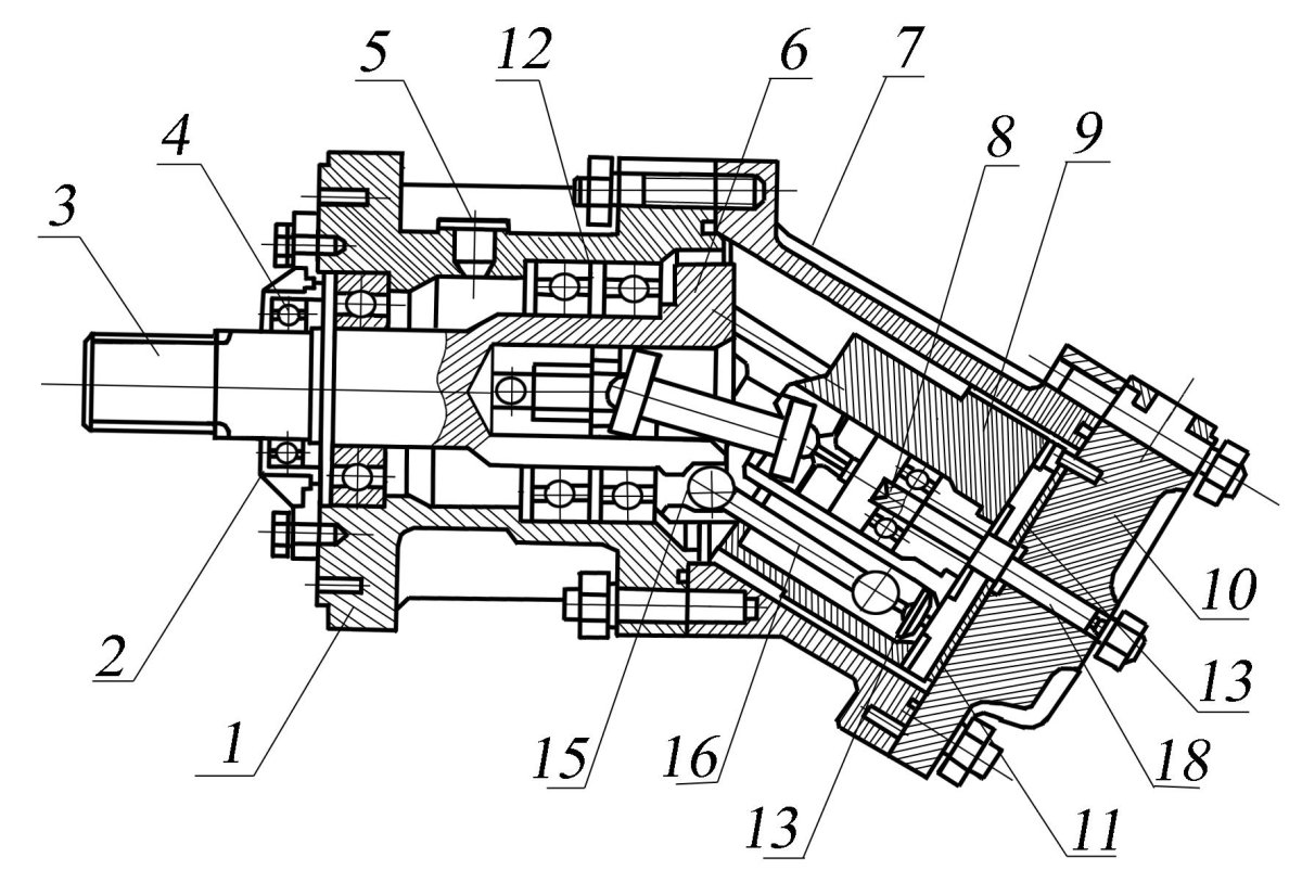 310 Насос аксиально поршневой