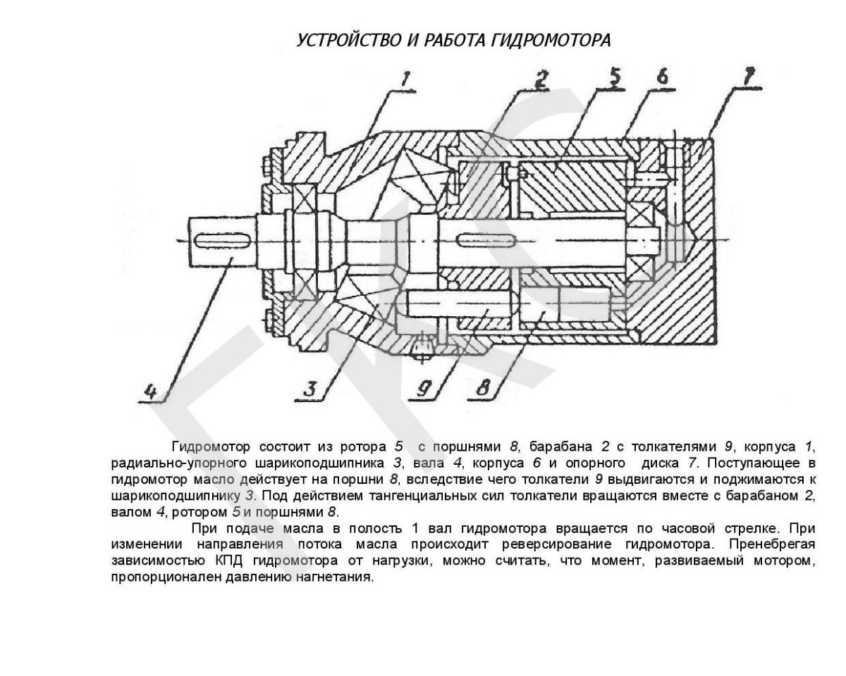 Героторные гидромоторы схема