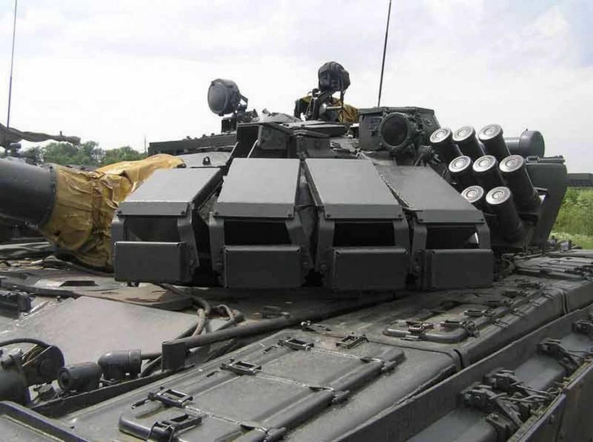 Динамическая защита танка т 80