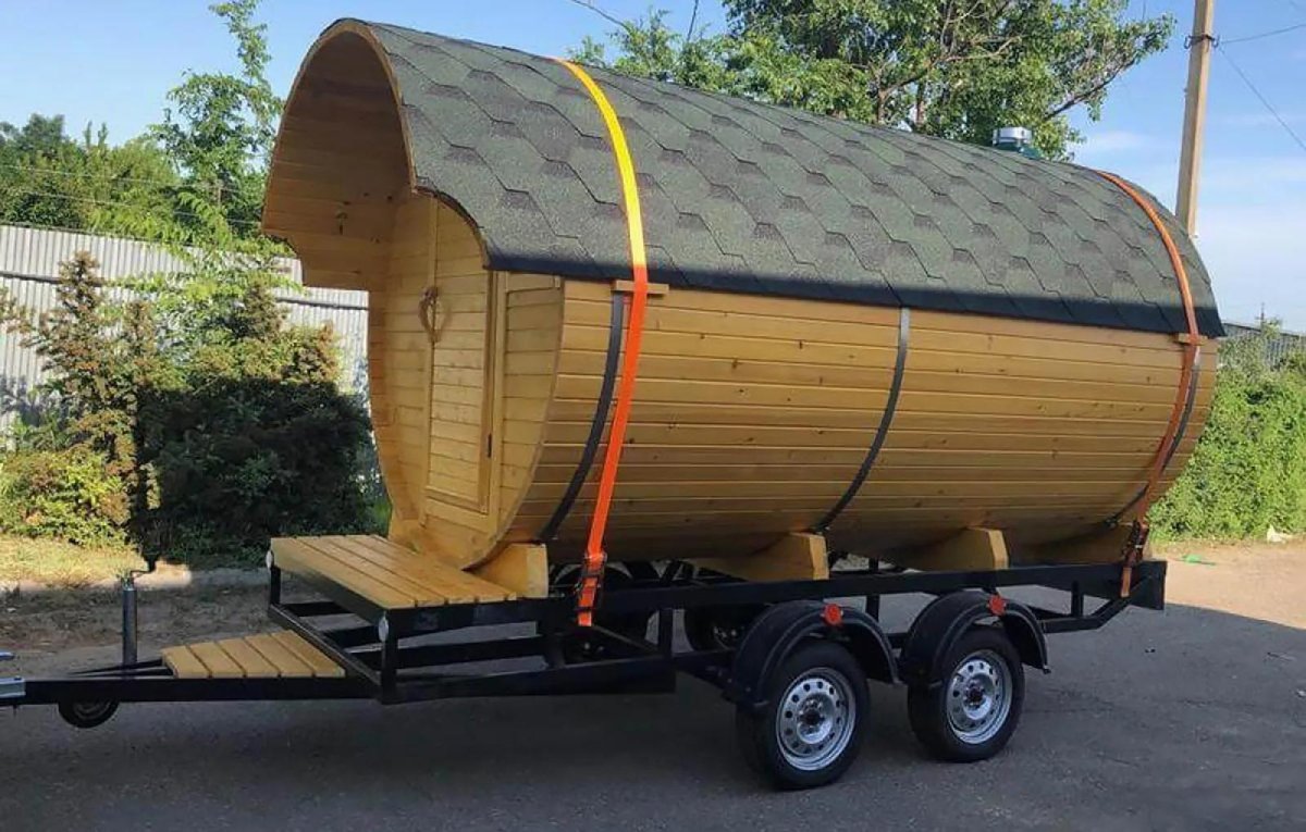 Баня бочка 5м кедр