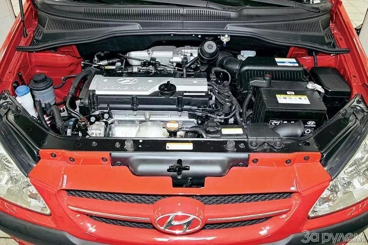 Подкапотка Hyundai Getz 1.4