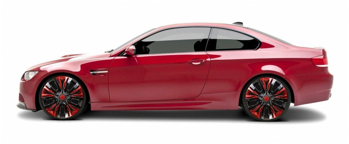 БМВ м3 красный сбоку