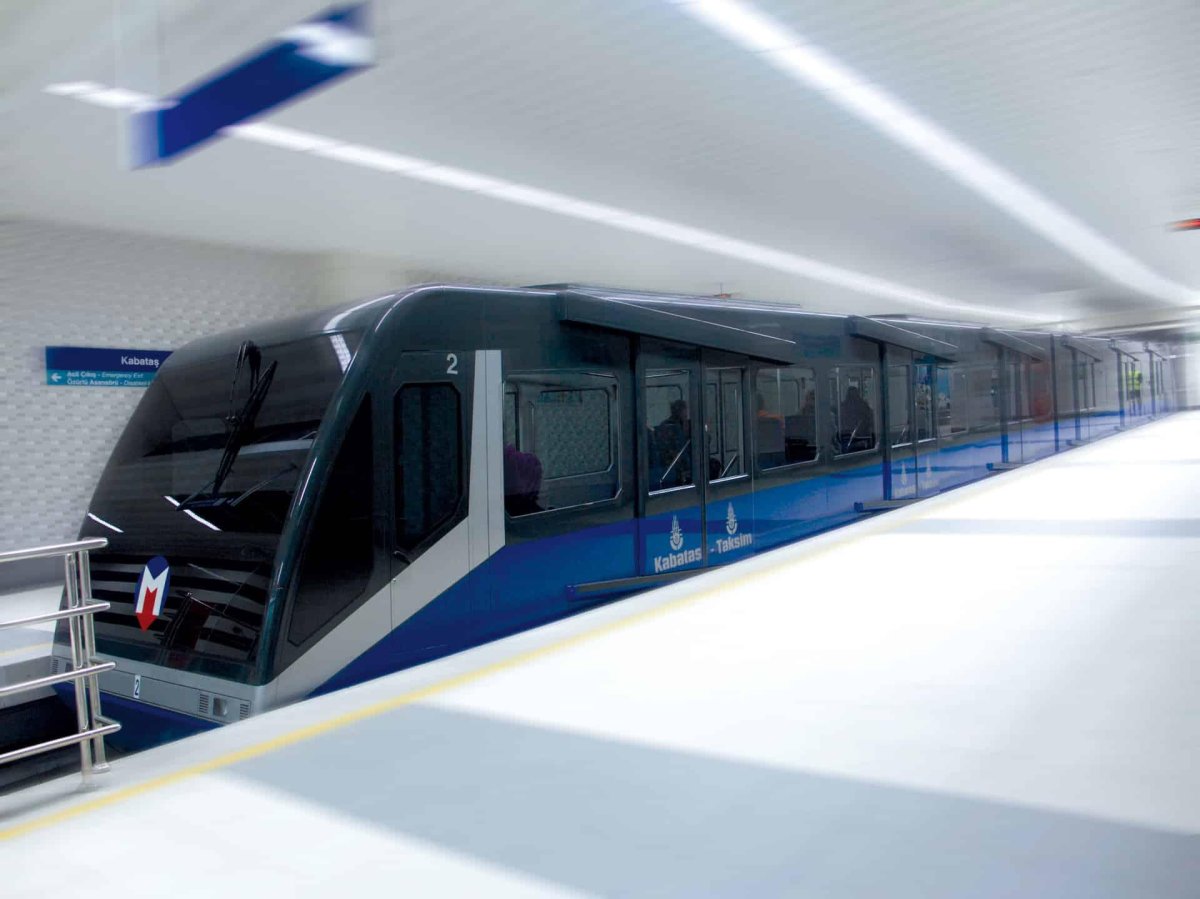 Фуникулер в Стамбуле Кабаташ