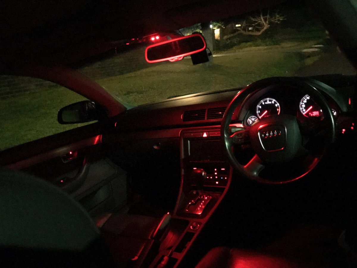 Подсветка салона Ауди а4 б6