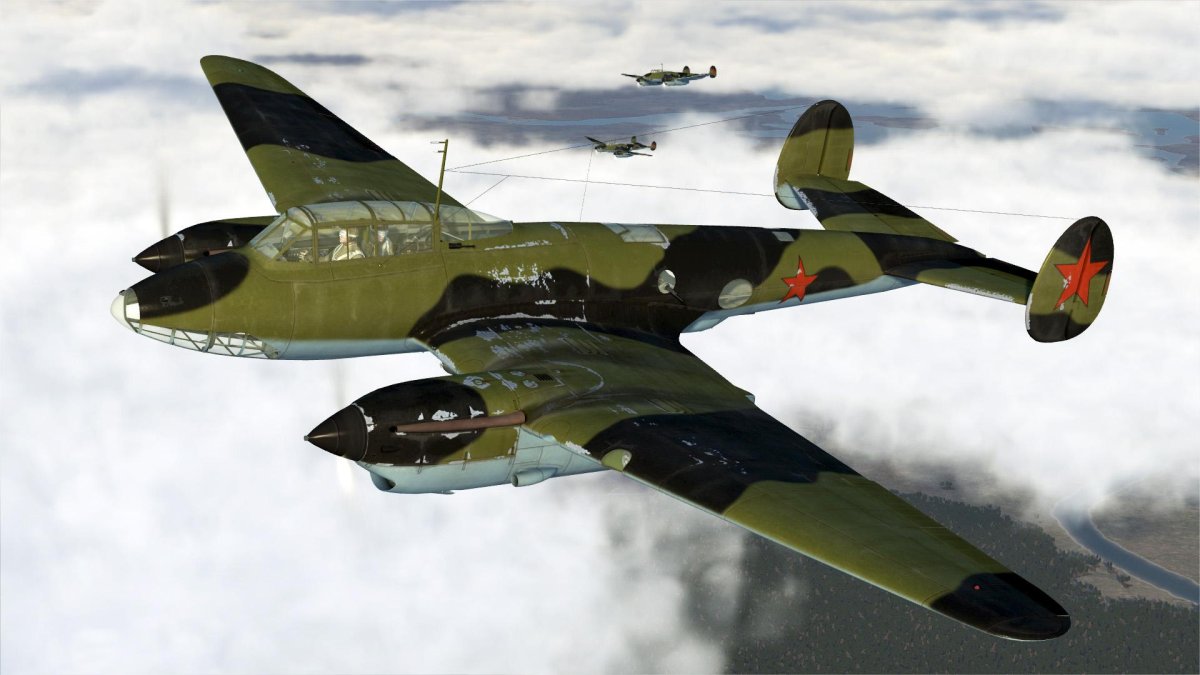 Пе-2 бомбардировщик