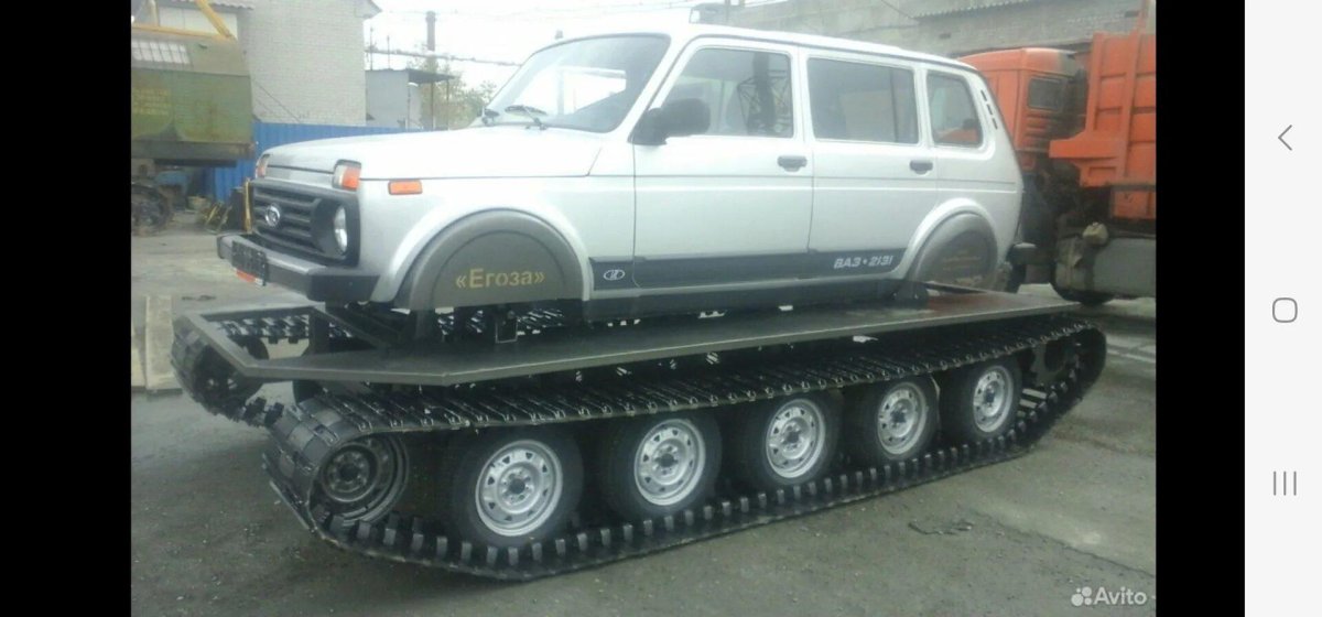 УАЗ угоза гусеничный