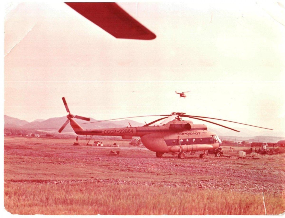 Ретро вертолет