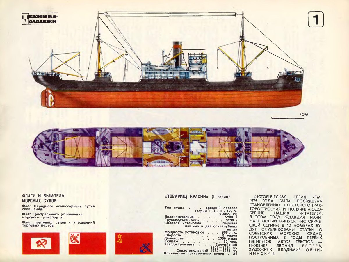 Чертежи среднего лесовоза товарищ Красин