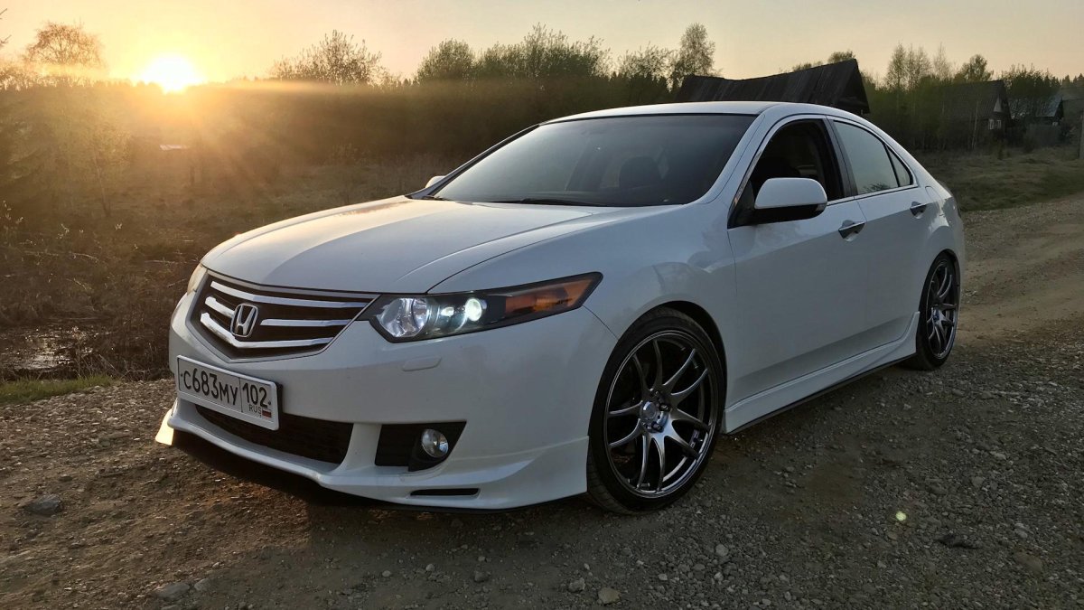 Honda Accord 2008 белая