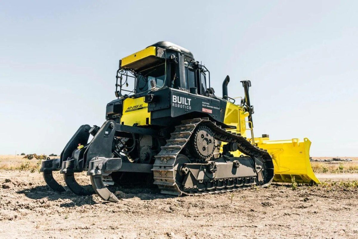 Built Robotics’ бульдозер
