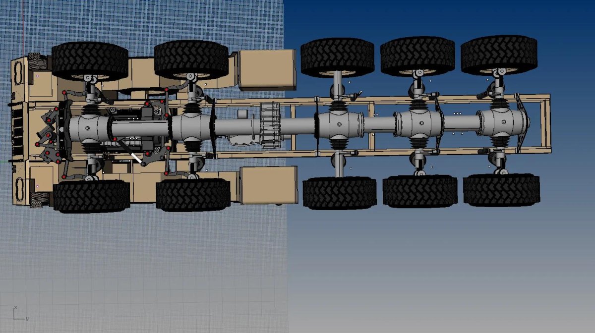 Хребтовая рама Татра 815