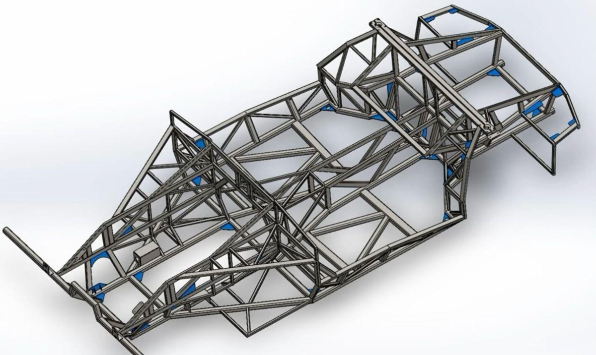 Багги в компас 3д