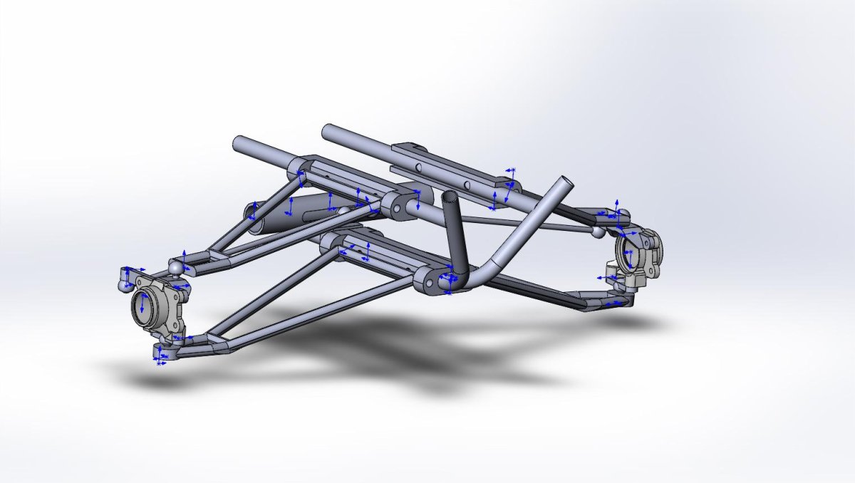 Багги в компас 3д