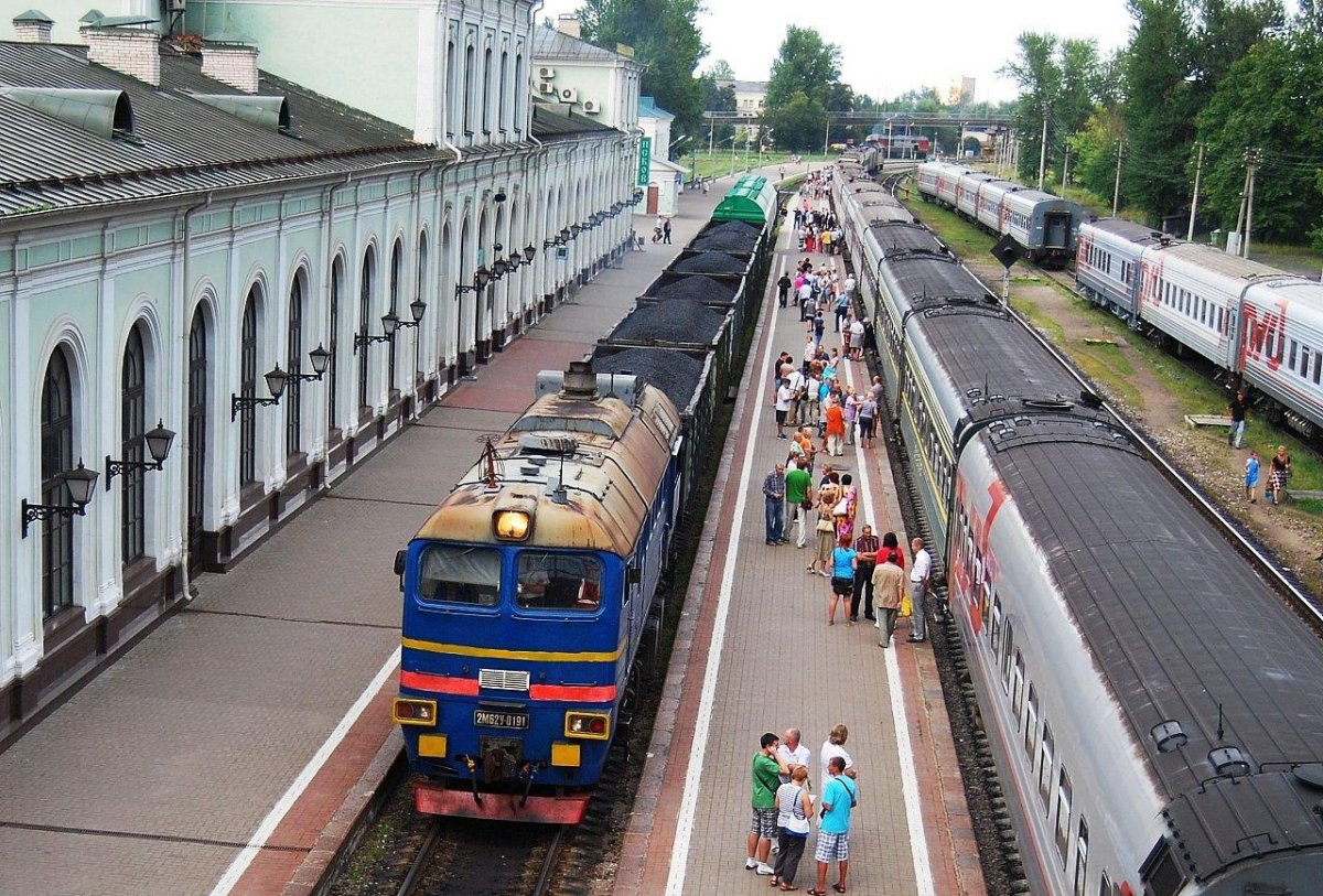 Рижский вокзал перрон