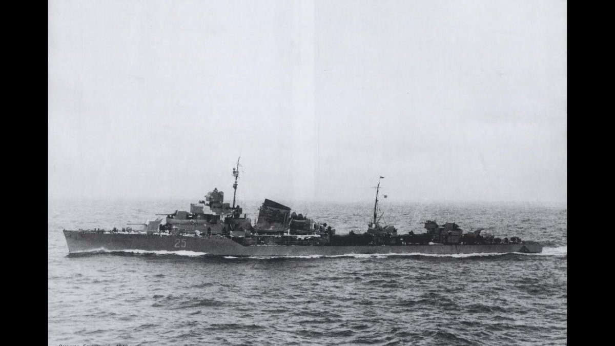 Гневный эсминец, 1958