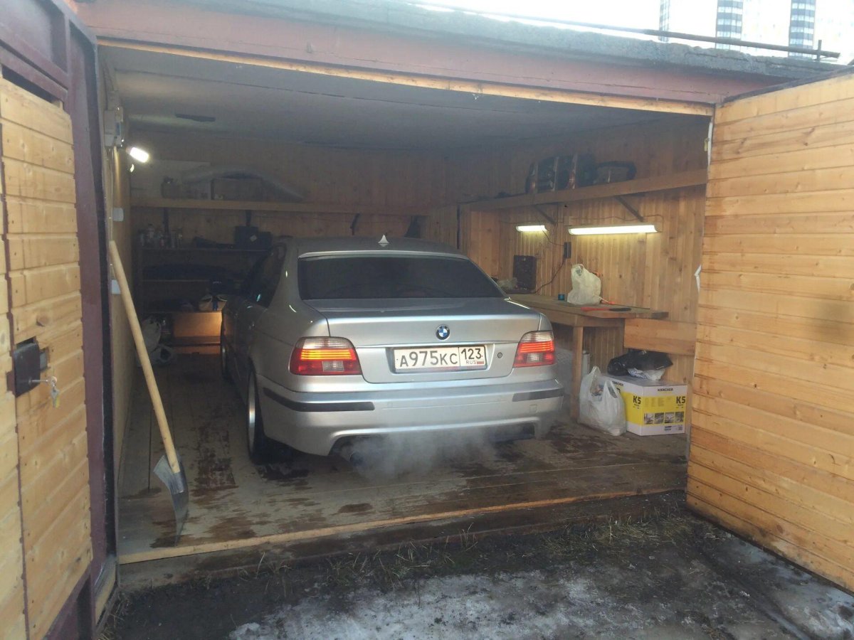 Прогрев авто в гараже