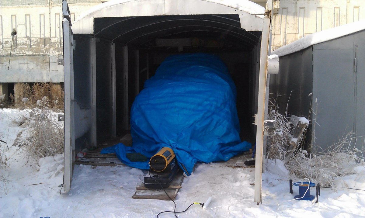 Палатка для отогрева авто