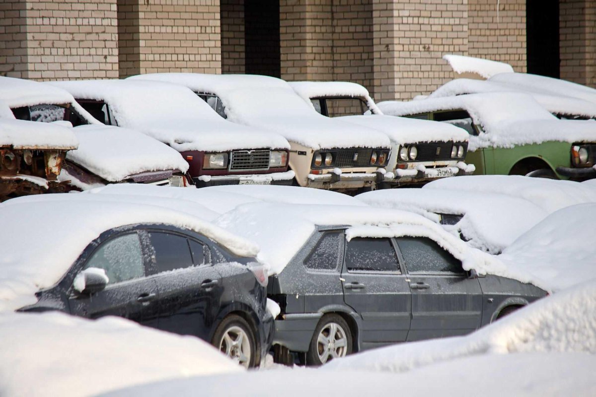 Зимняя парковка