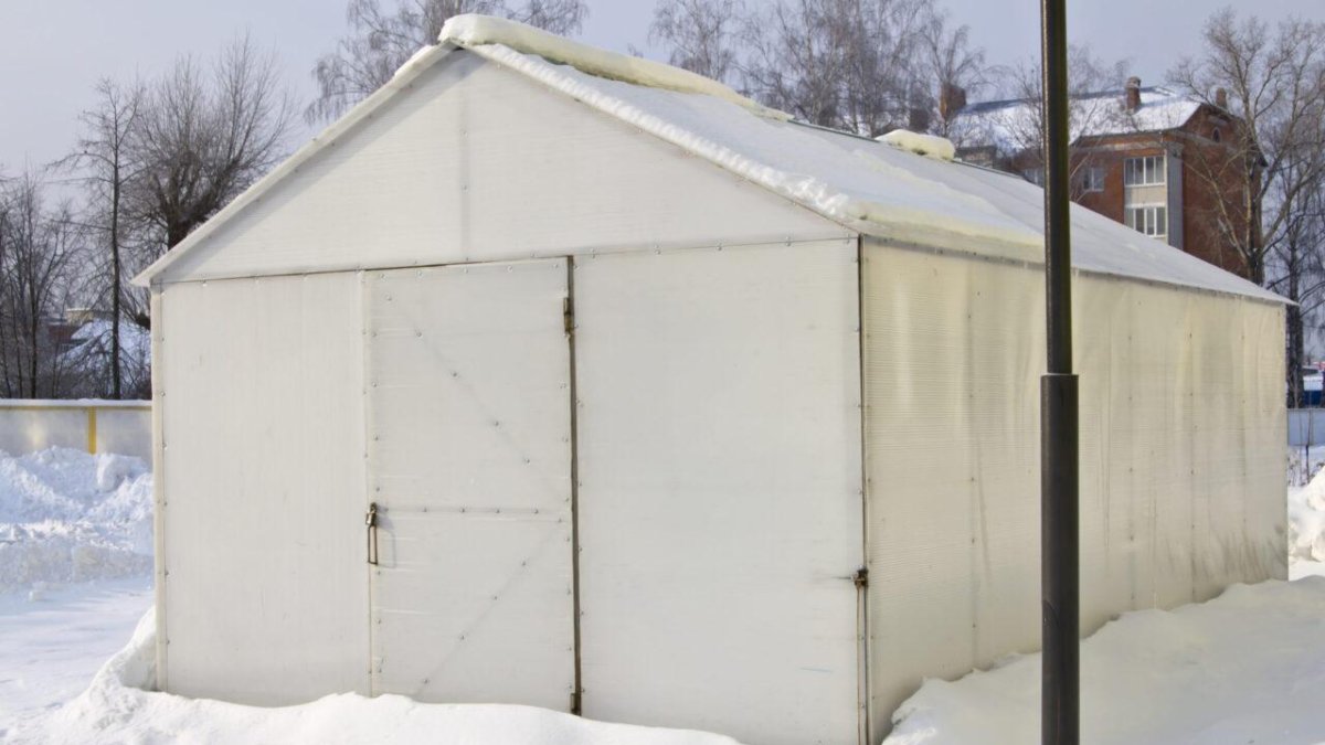 Переносной гараж для авто на зиму