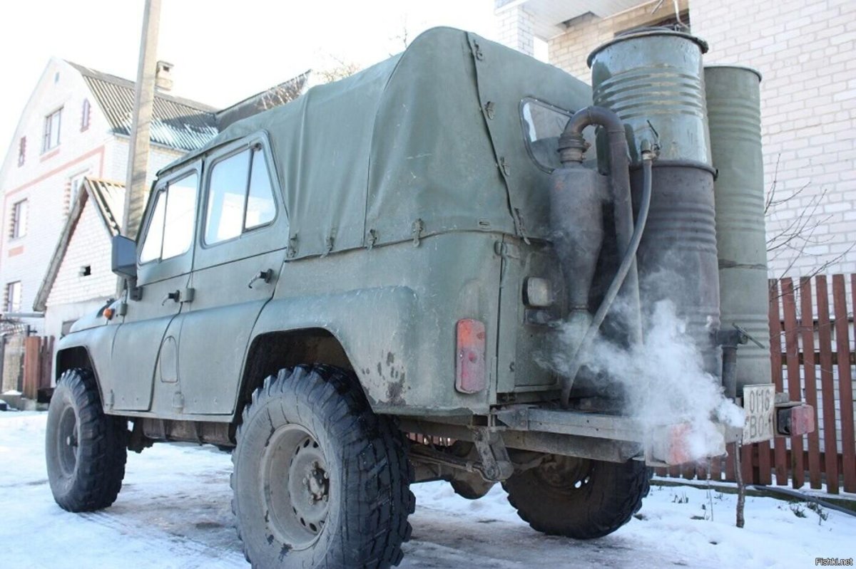 УАЗ С дровами
