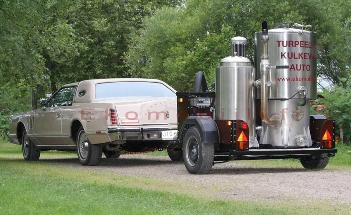 Газогенератор на дровах ГАЗ 42