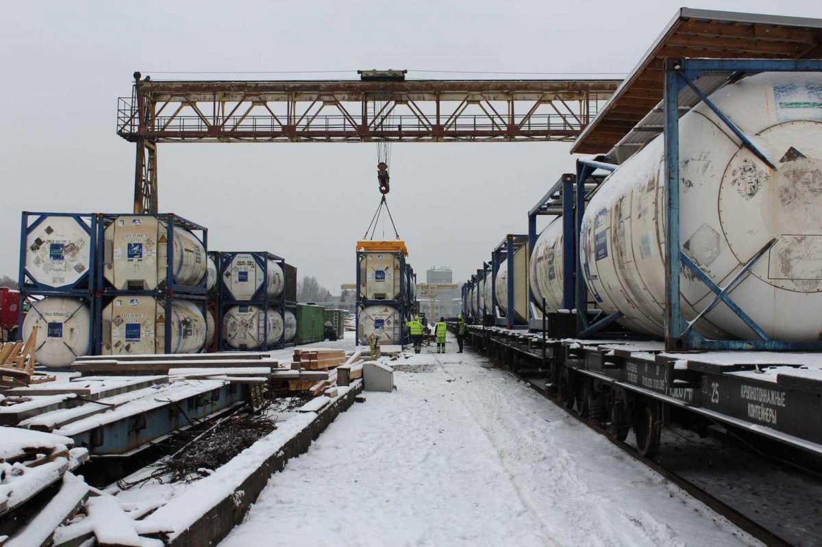 Танк-контейнер на РЖД