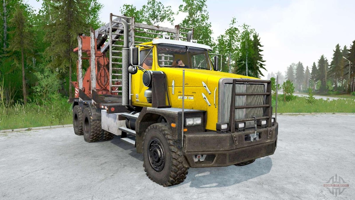 Western Star 6900xd лесовоз