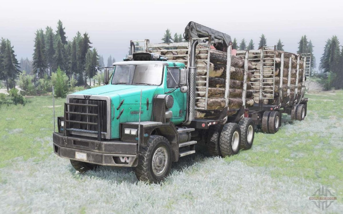 Western Star 6900xd лесовоз