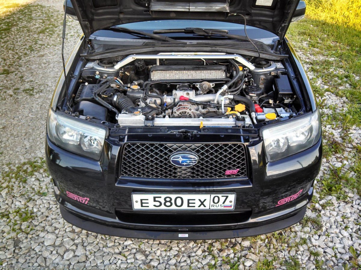 Субару Форестер sg5 под капотом