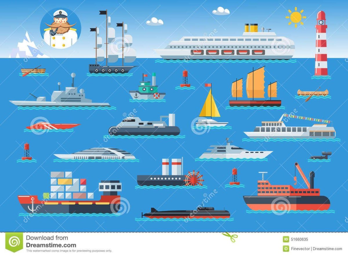 Водный транспорт для детей