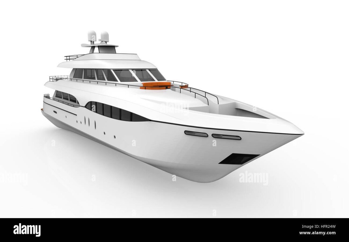 Яхта на прозрачном фоне