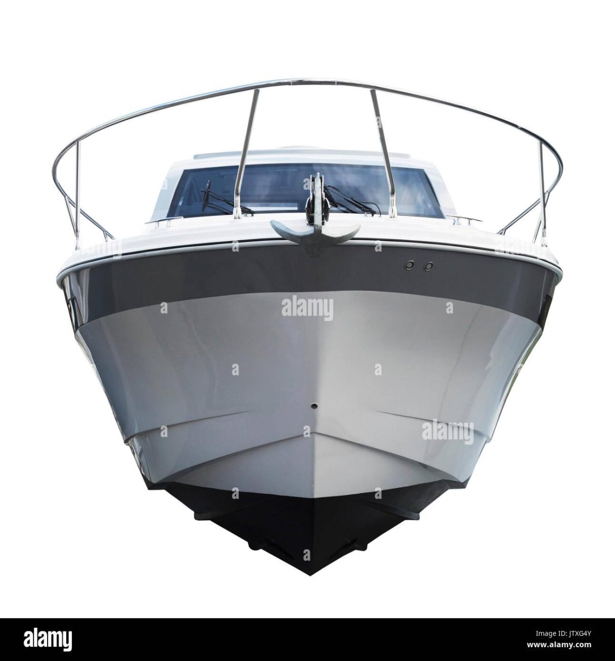 Катер вид спереди