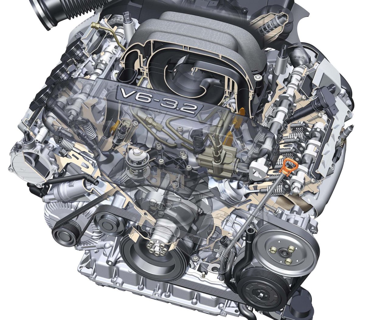 Двигатель Audi a6 c6 3.2