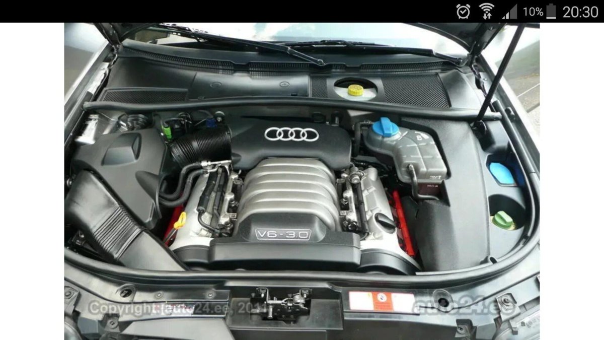 Ауди а6с6 моторный отсек