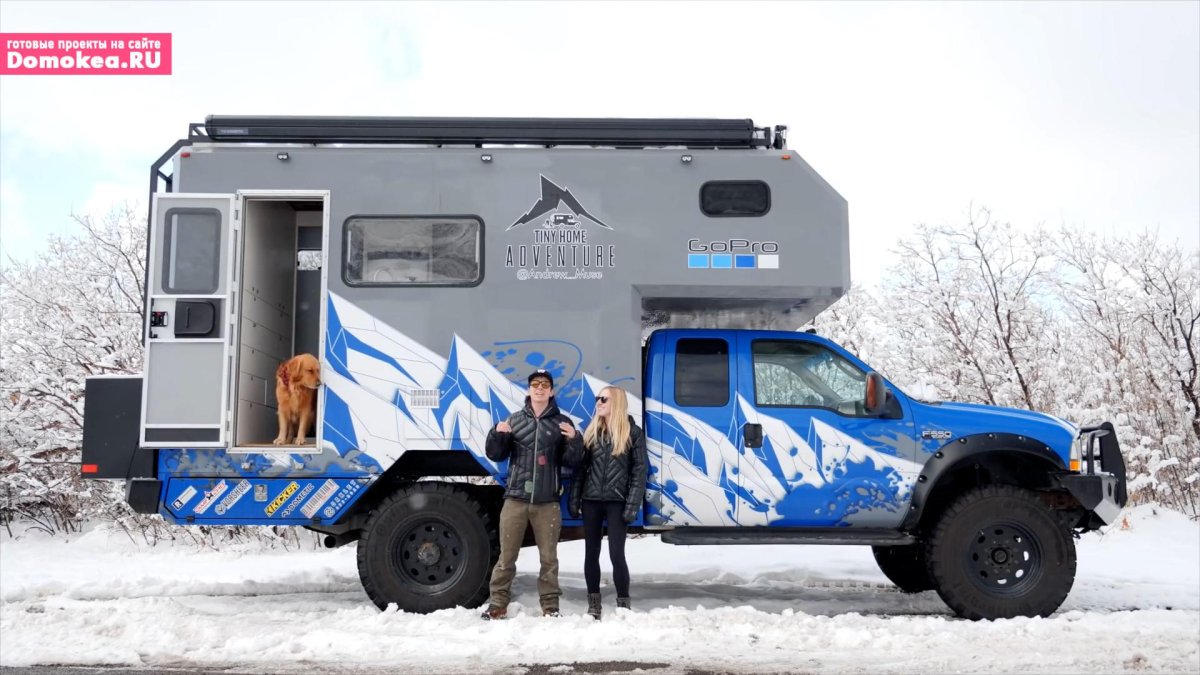 Автодом зимой