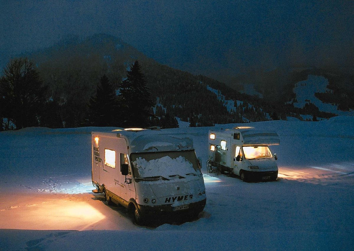 Автодом зимой