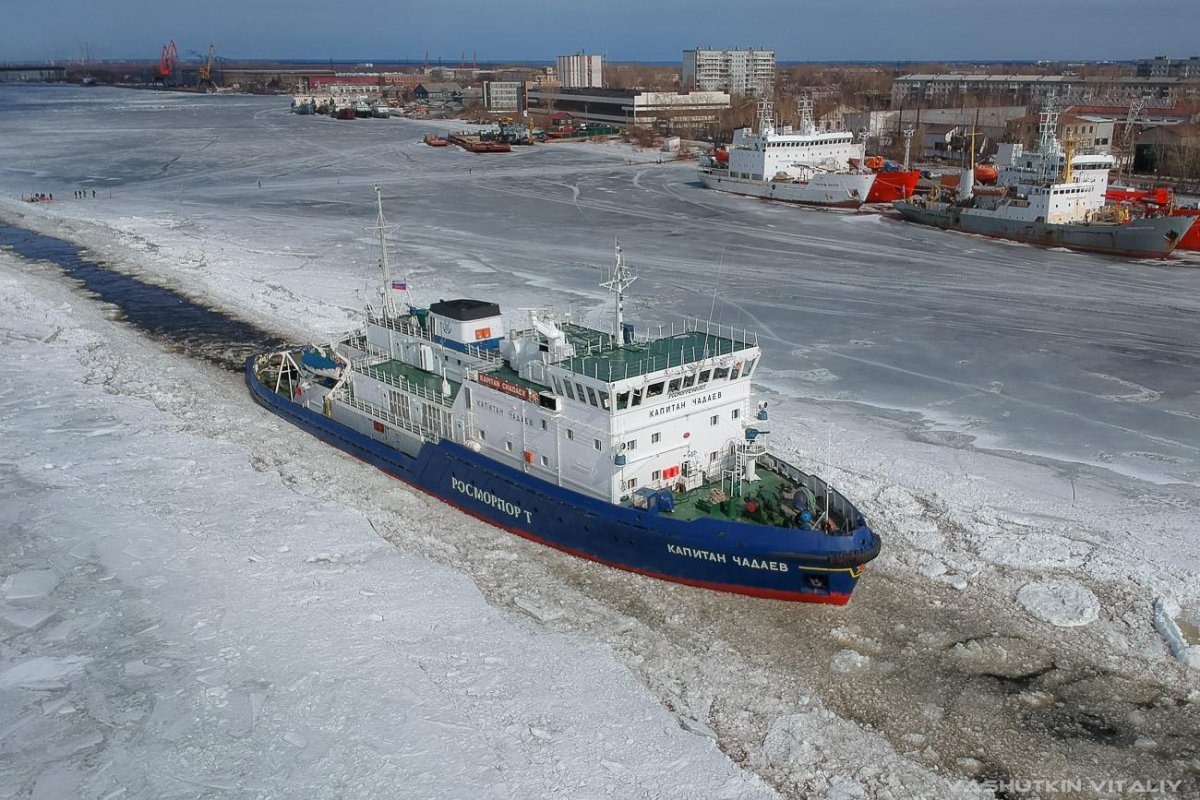 Ледокол Капитан Чадаев Архангельск