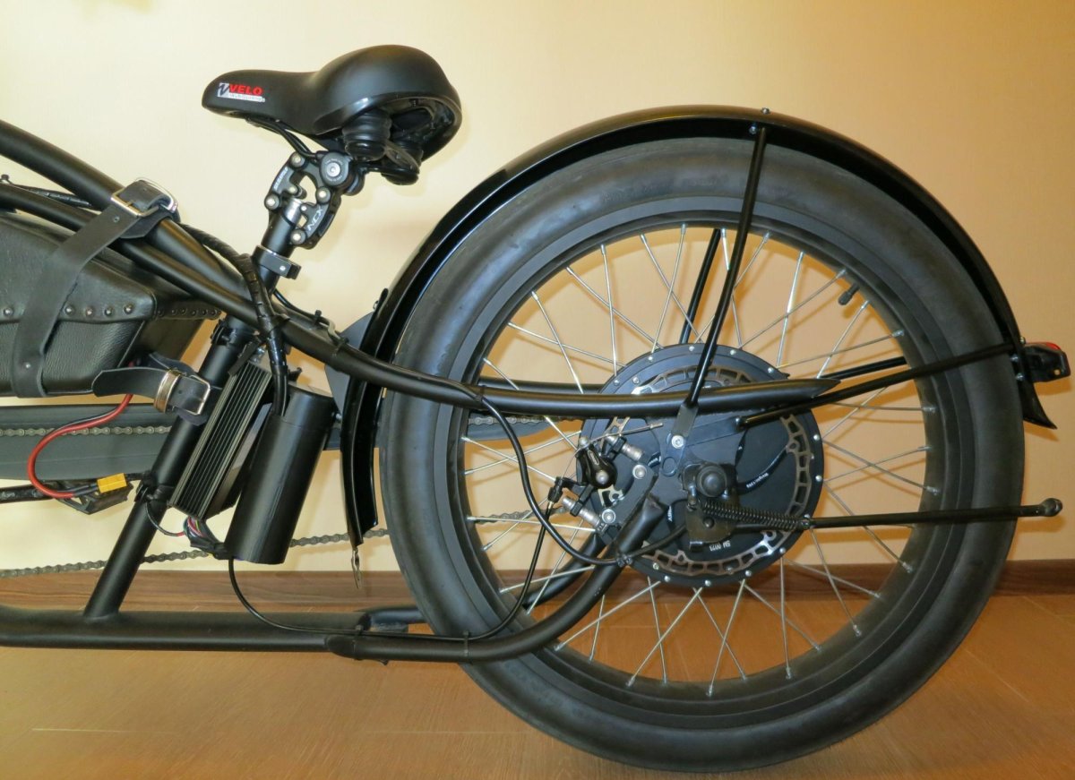 Велочоппер с мотором