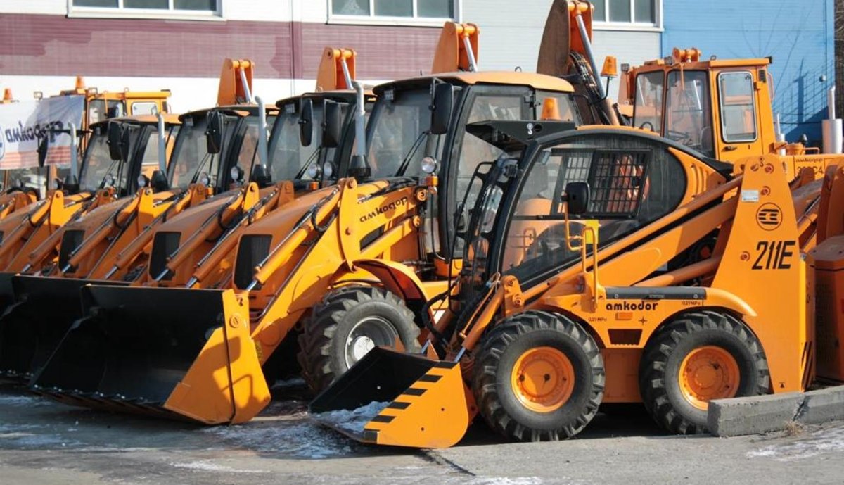 Амкодор фронтальный погрузчик экскаватор