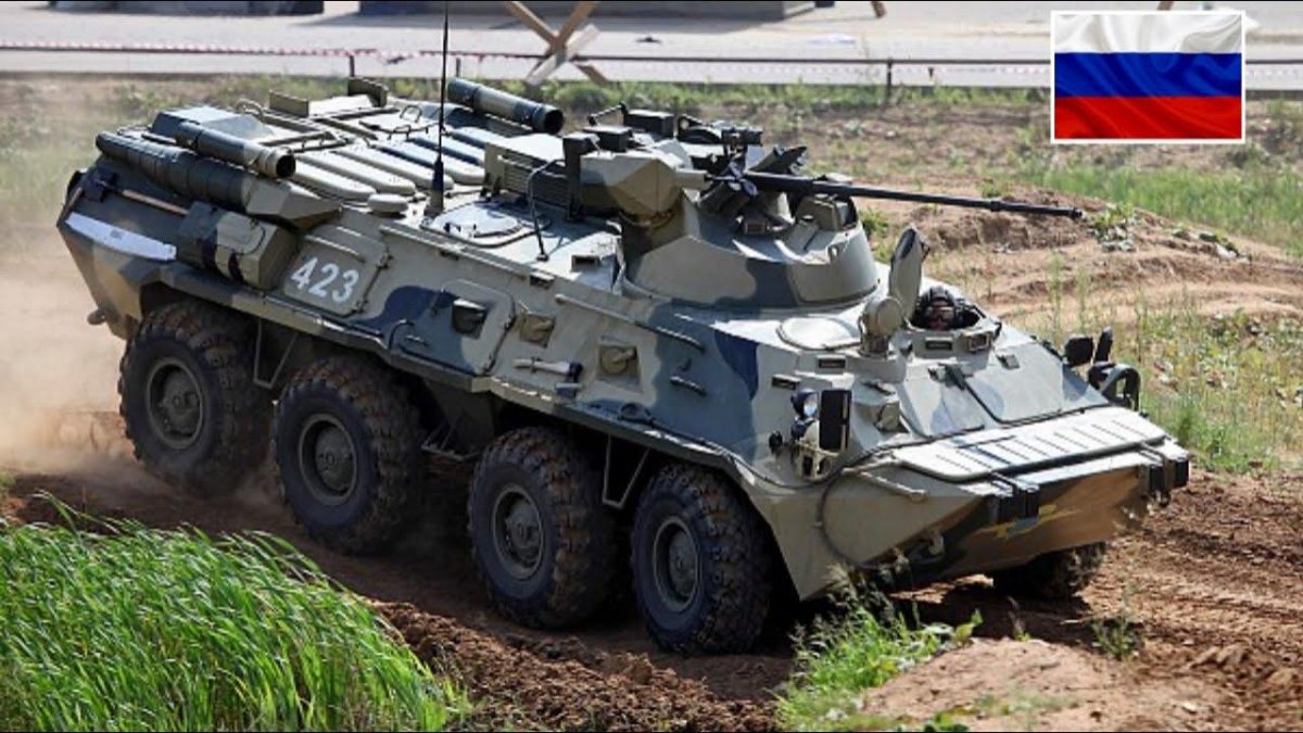 БТР 80 С боевым модулем