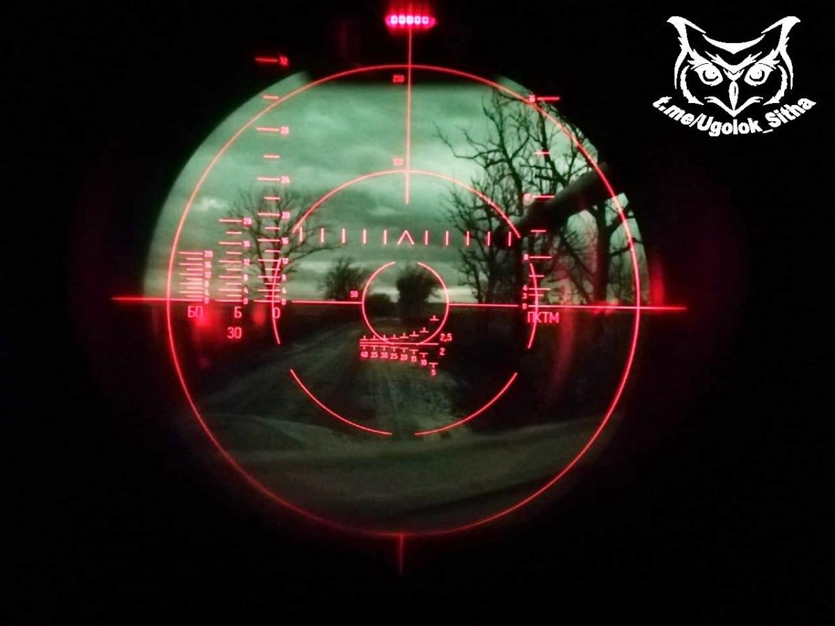 Сетка прицела БТР 82а