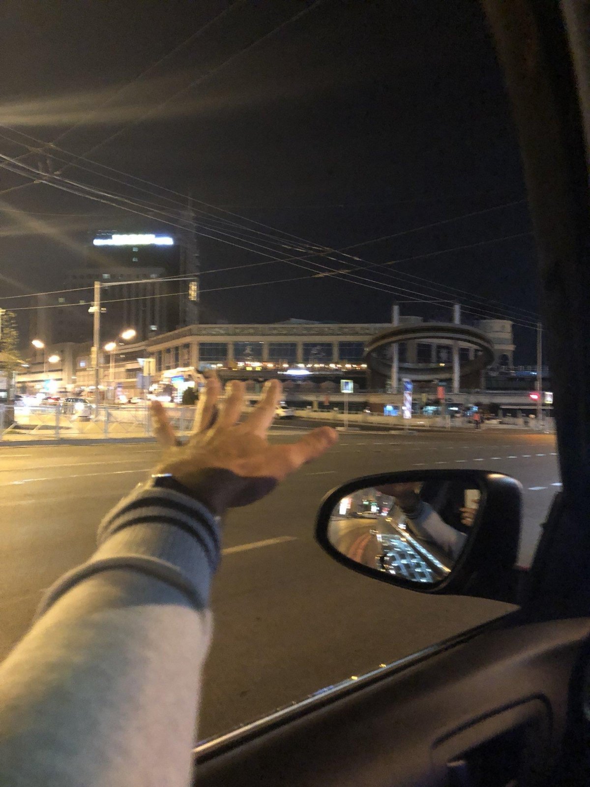 Вид из окна машины