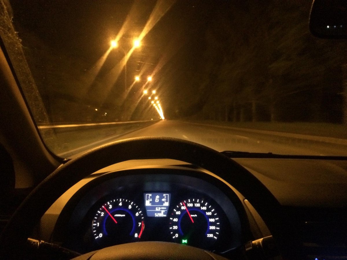 Ночная езда Вольво s60