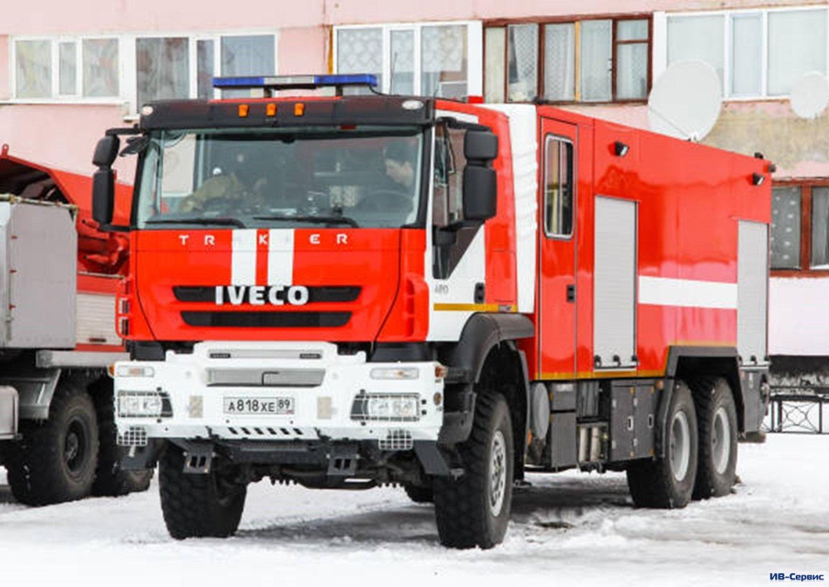 Iveco Trakker пожарная машина