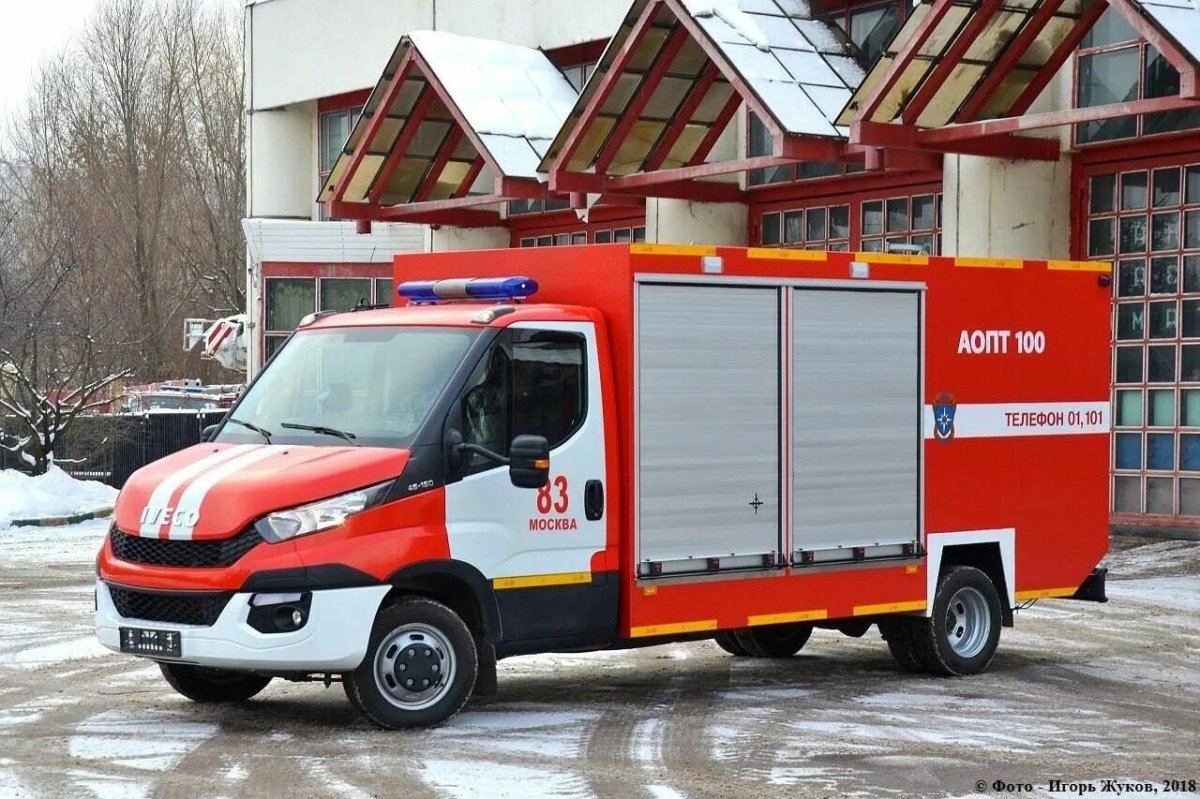 Автомобиль отогрева пожарной техники (аопт)