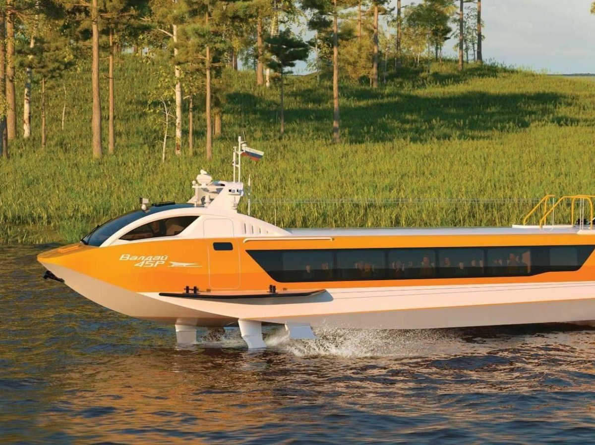 Подводных крыльях "Валдай 45р"