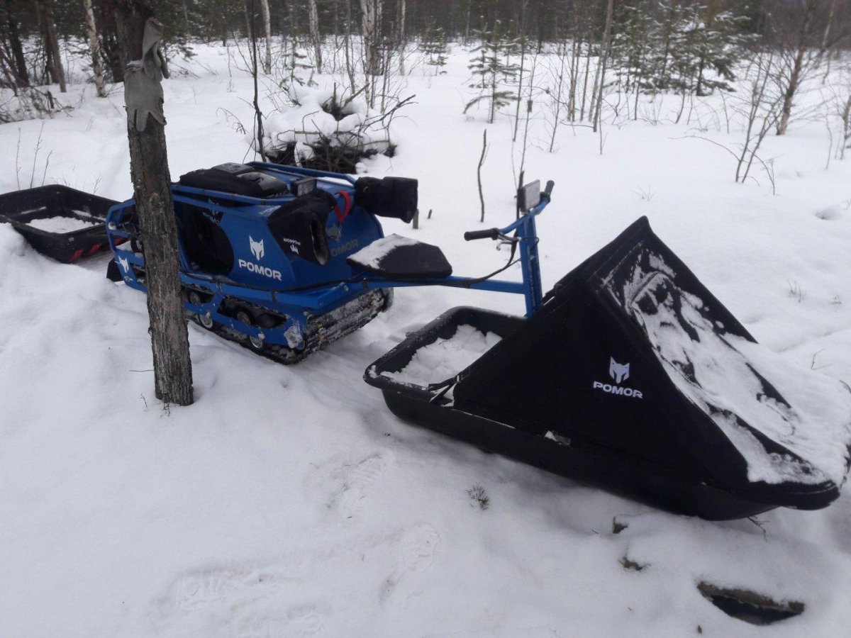 Модуль толкач для мотобуксировщика Помор