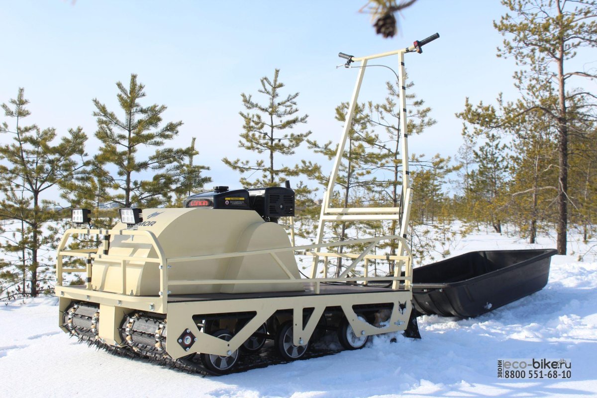 Мотобуксировщик pomor x2 k20